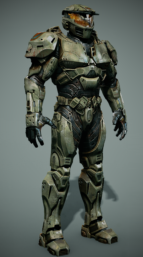 Front view of Halo Spartan